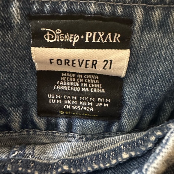 Denim overall dress - Picture 3 of 3